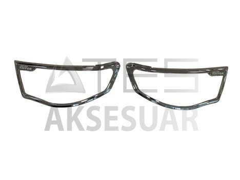 5467601efb816a4d76e5bb76fb61349d.jpg MITSUBISHI L200 2008-2011 FAR CERCEVE KAPLAMA KROM - Görsel 1