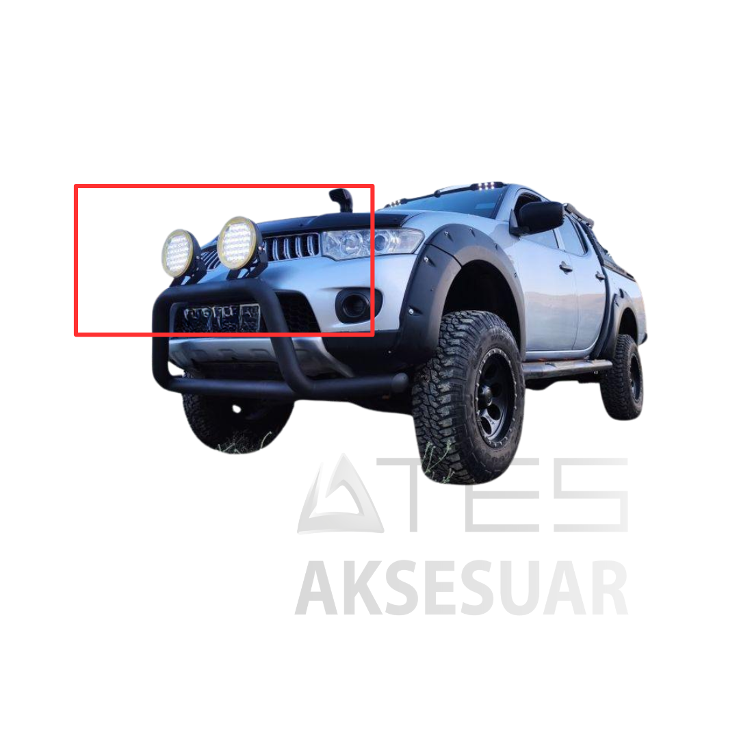 l200-led-ates-aksesuar.png Mitsubishi L200 Ön Koruma Üstü Led Işıklar - Görsel 1