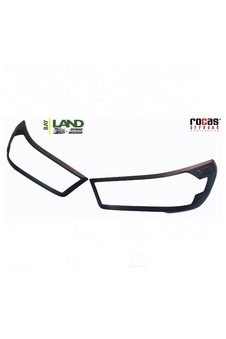 Toyota Hilux Far Çerçevesi Siyah 2020 - 2022 Ledsiz Farlı Model