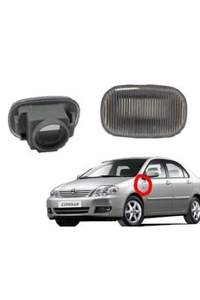 COROLLA ÇAMURLUK SİNYALİ 93-06 R/L BEYAZ / HILUX VIGO 06=>